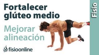 Aliniación miembro inferior, trabajo gluteo medio