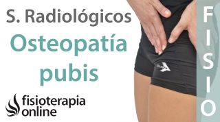 Osteopatía de pubis o pubalgia. Signos radiológicos.