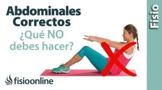 Cómo no hacer abdominales